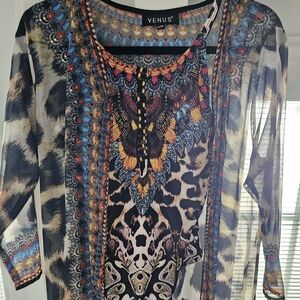 Swimsuit one piece and coverup  Swimsuit size 8 coverup  s/m